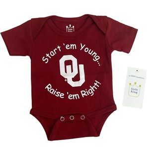 ✨NWT✨Oklahoma (OU) Onesie